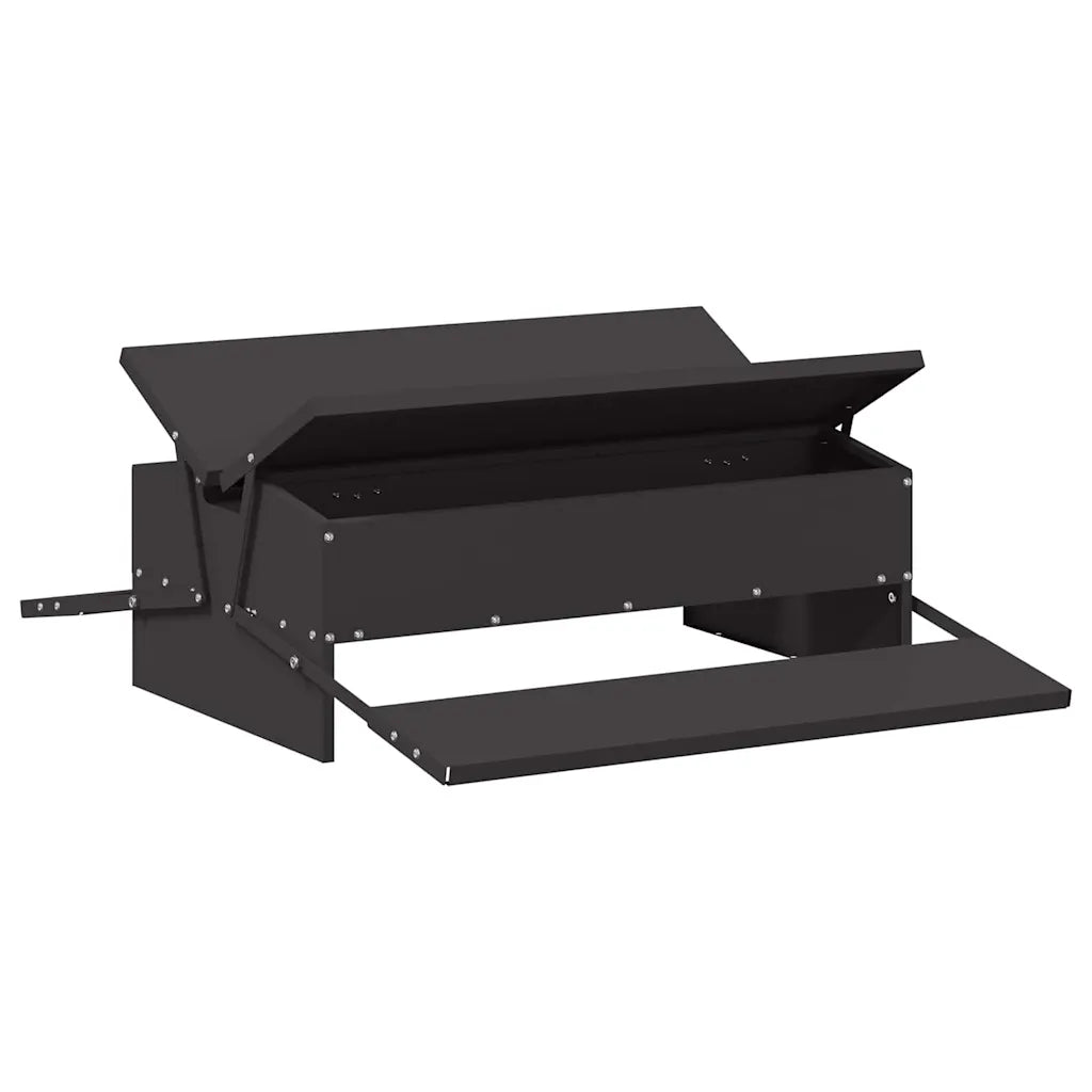 Mangiatore a pedale per polli 75 x 53 x 20,5 cm, capacità 10 kg