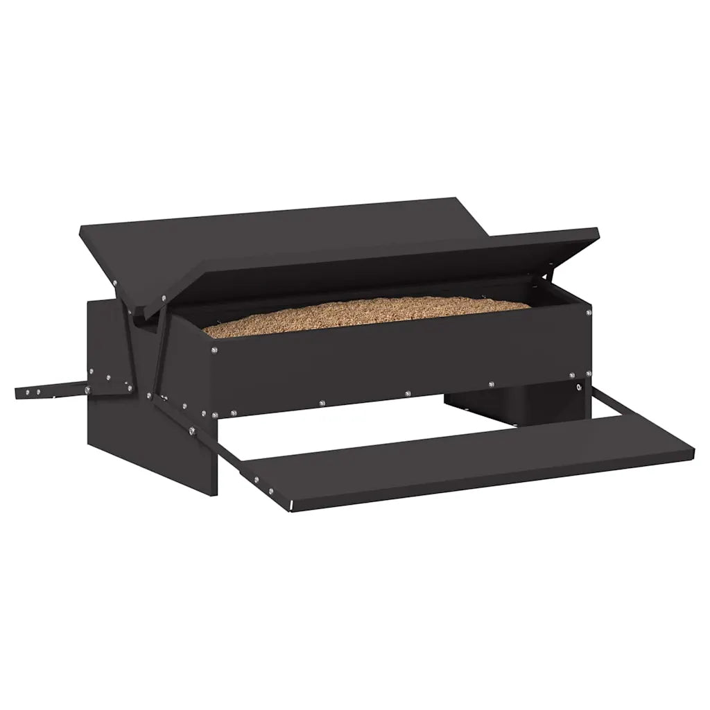 Mangiatore a pedale per polli 75 x 53 x 20,5 cm, capacità 10 kg