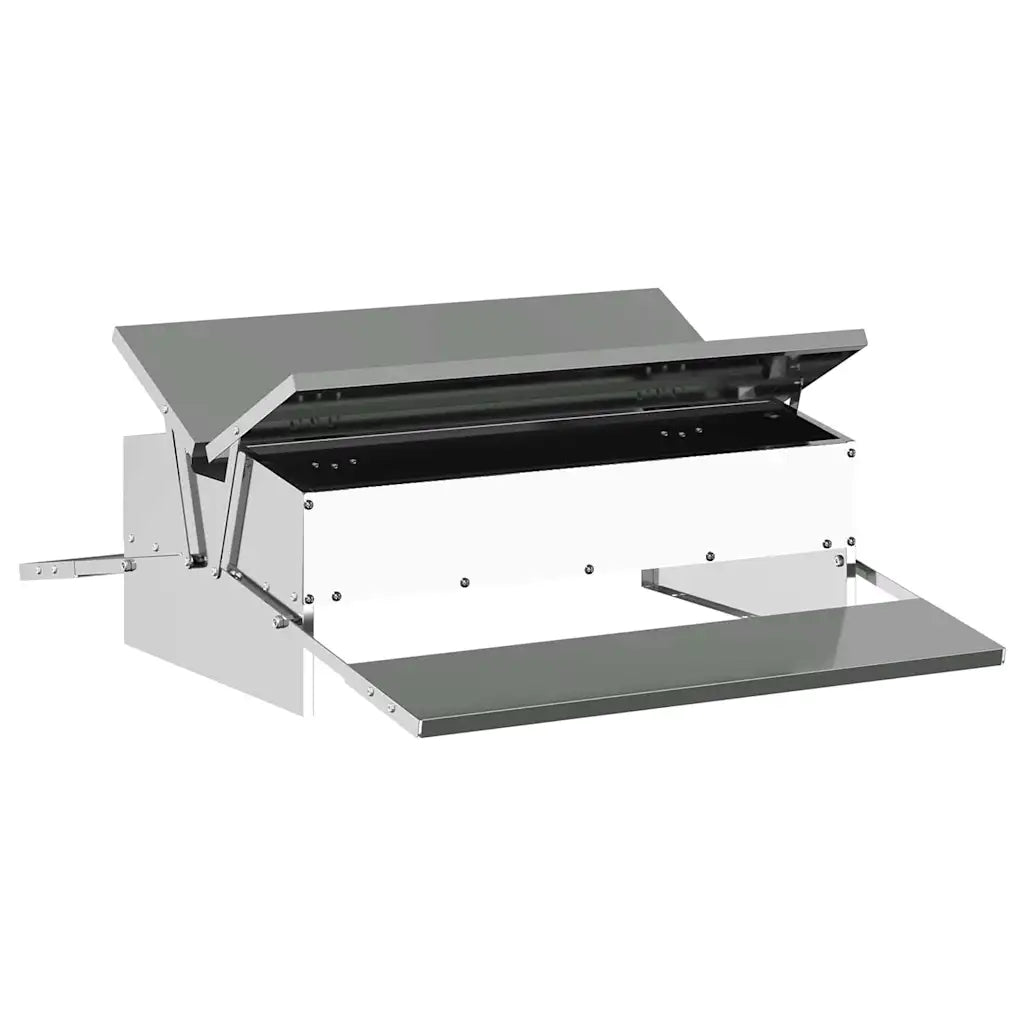 Mangiatore a pedale per polli 75 x 53 x 20,5 cm, capacità 10 kg
