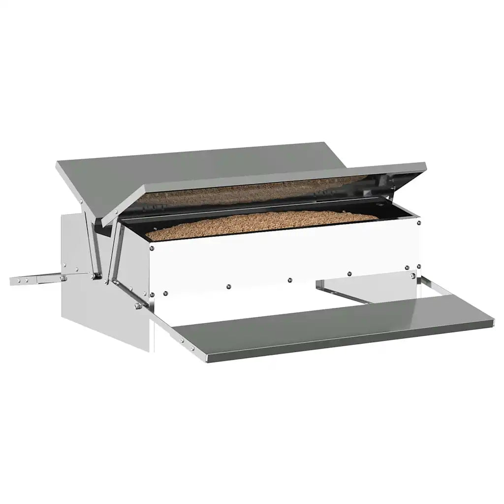 Mangiatore a pedale per polli 75 x 53 x 20,5 cm, capacità 10 kg