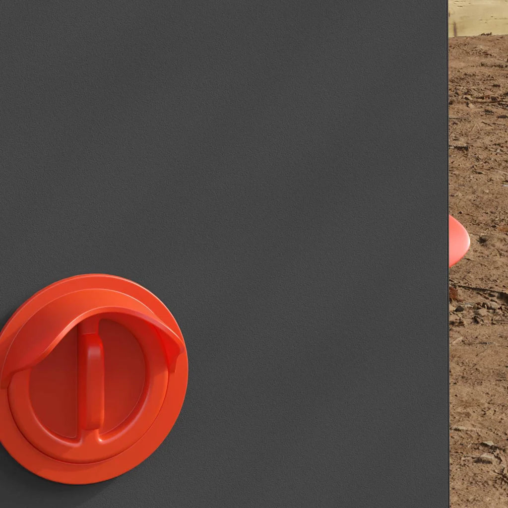 Feeder per pollo 32,5x20,5x43 cm 25 kg in acciaio zincato