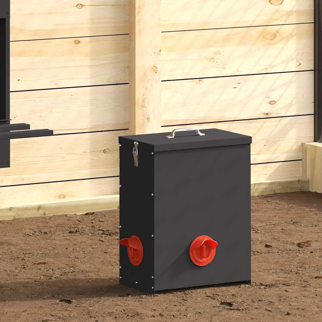 Feeder per pollo 32,5x20,5x43 cm 25 kg in acciaio zincato