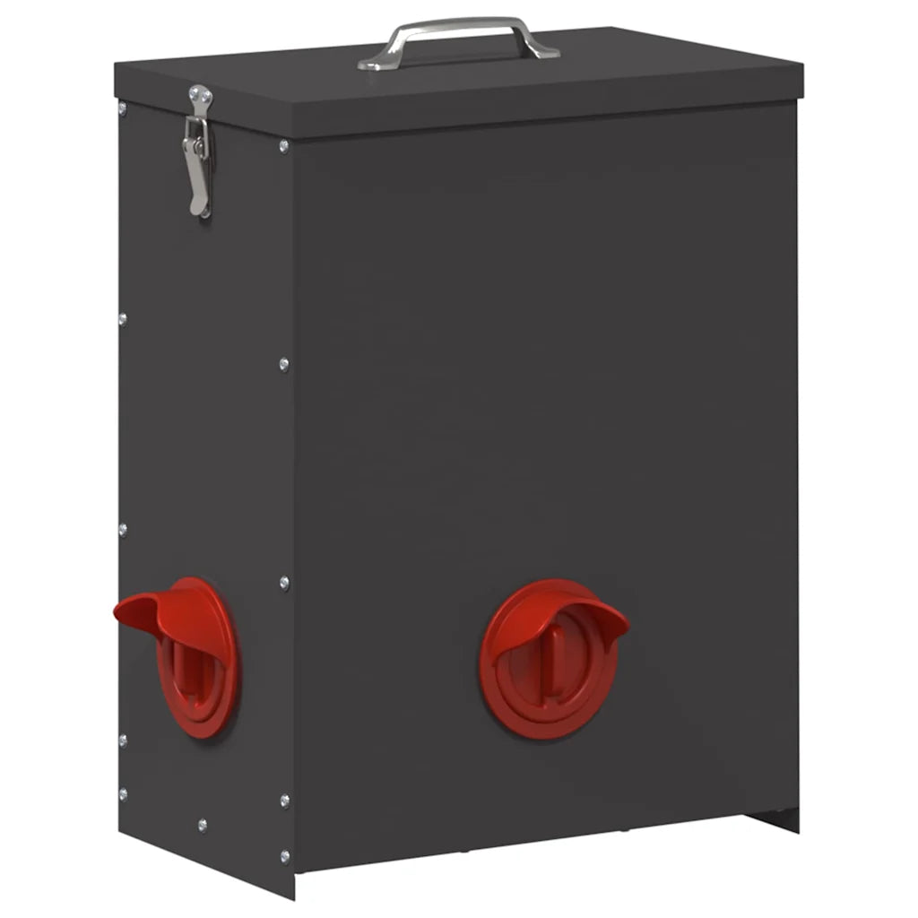 Feeder per pollo 32,5x20,5x43 cm 25 kg in acciaio zincato
