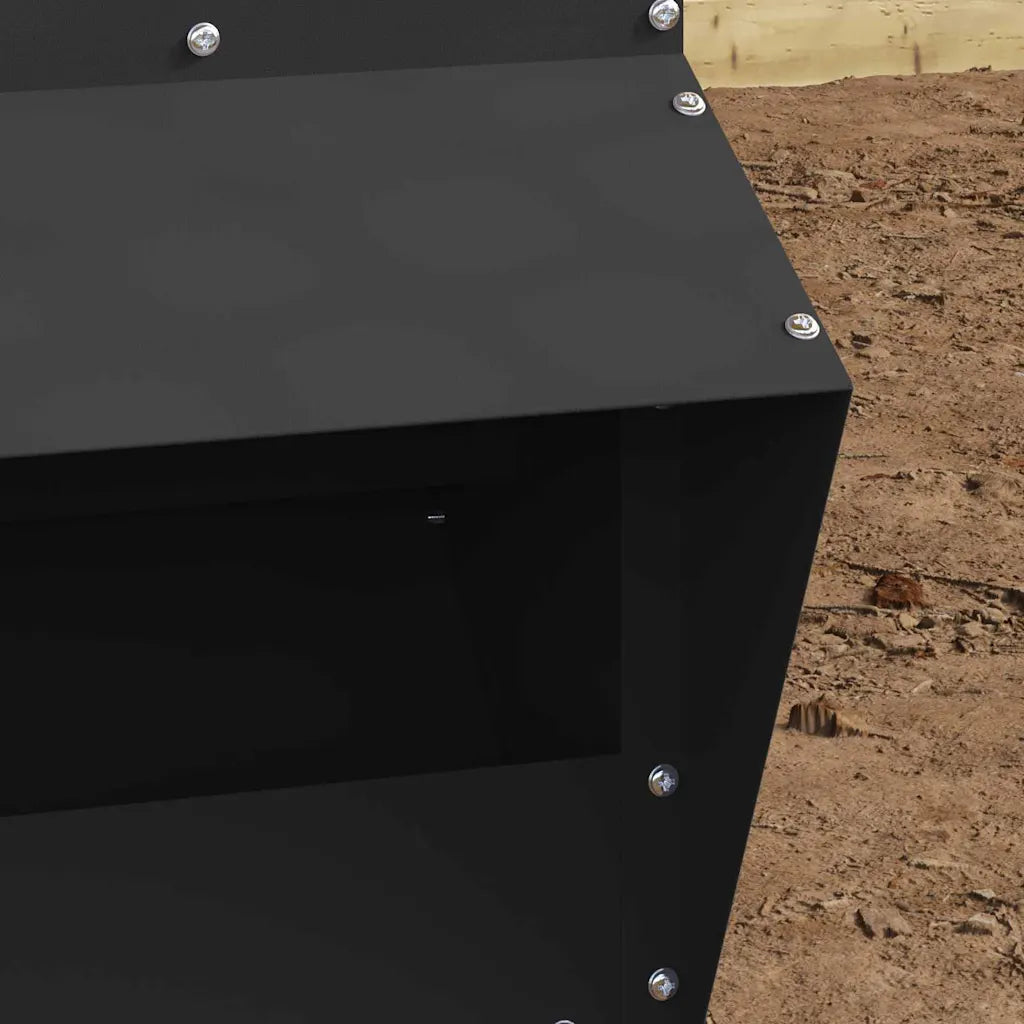 Feeder per pollo 35 x 20,5 x 43,5 cm acciaio zincato