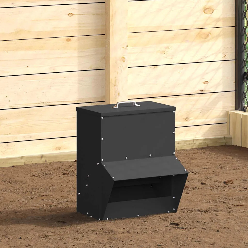 Feeder per pollo 35 x 20,5 x 43,5 cm acciaio zincato