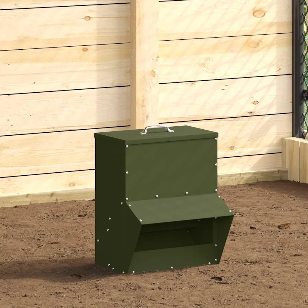 Feeder per pollo 35 x 20,5 x 43,5 cm acciaio zincato