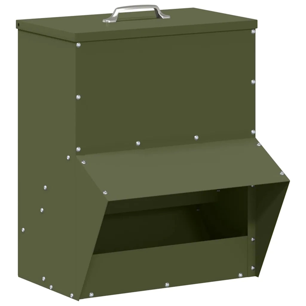 Feeder per pollo 35 x 20,5 x 43,5 cm acciaio zincato