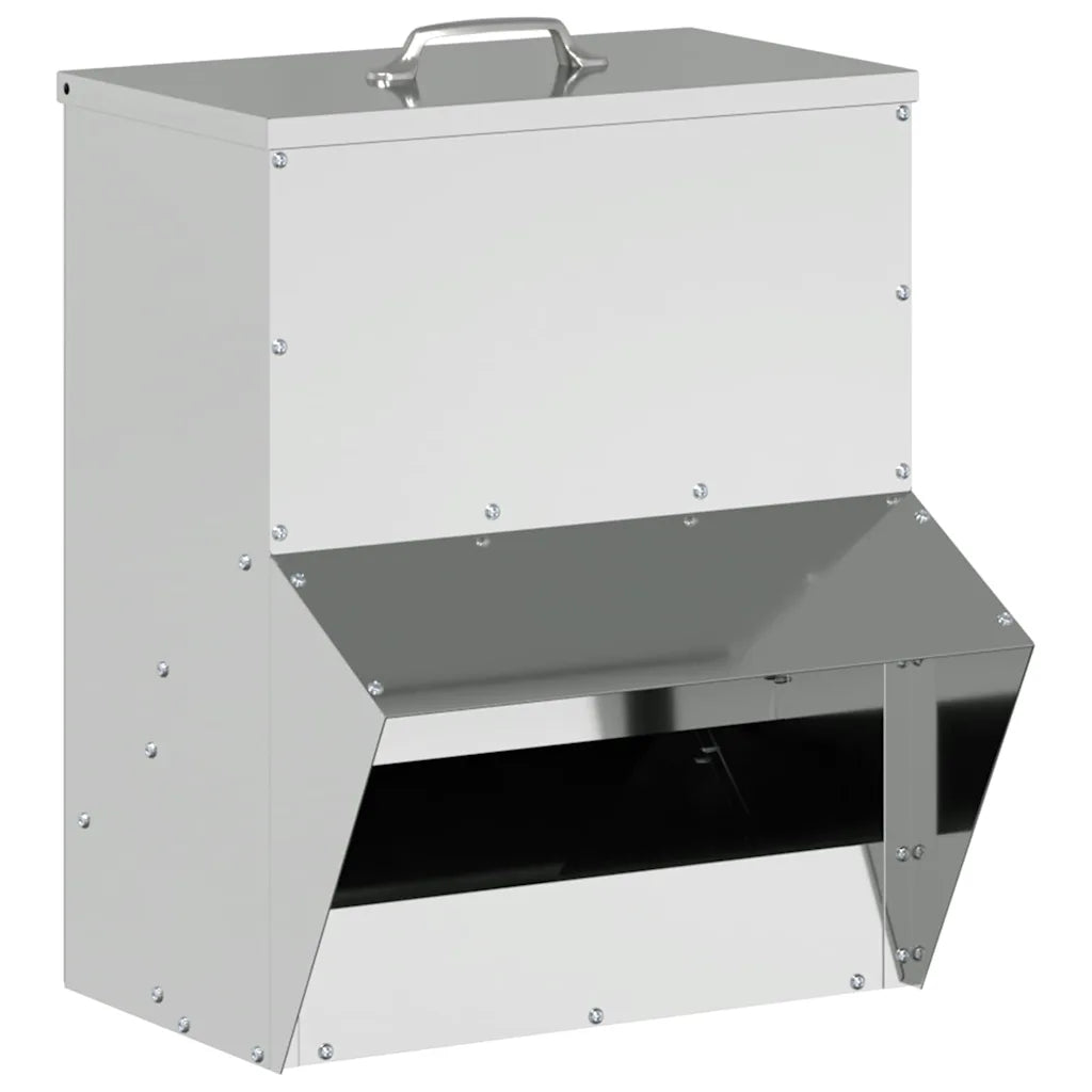 Feeder per pollo 35 x 20,5 x 43,5 cm acciaio zincato