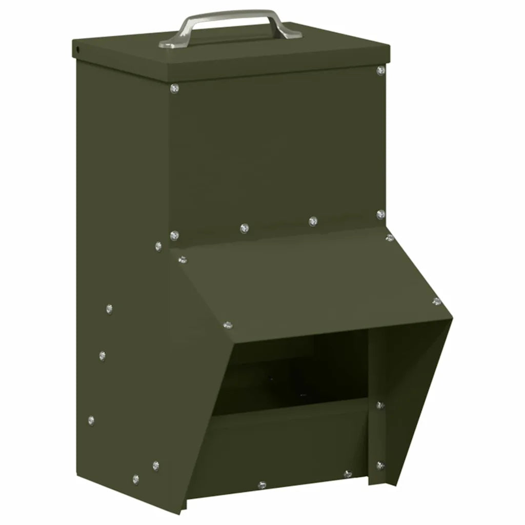 Feeder per pollo 20 x 25 x 35 cm in acciaio zincato