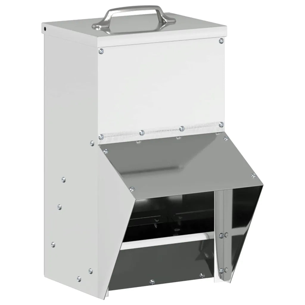 Feeder per pollo 20 x 25 x 35 cm in acciaio zincato