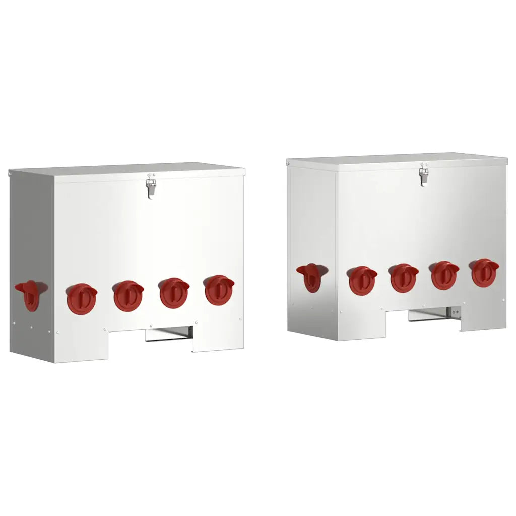 Mangiatore per polli 60,5 x 29 x 51 cm, capacità 25 kg