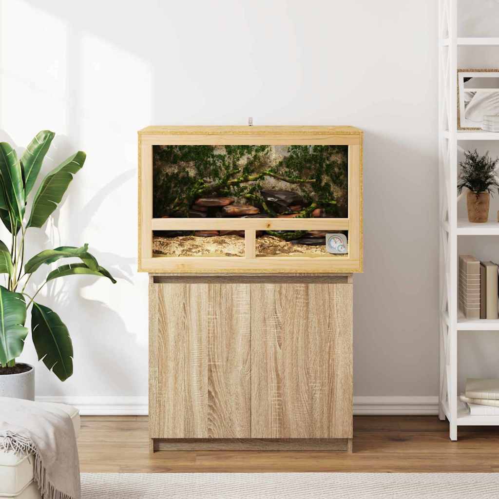 Terrario Marrone 80 x 50 x 50 cm OSB