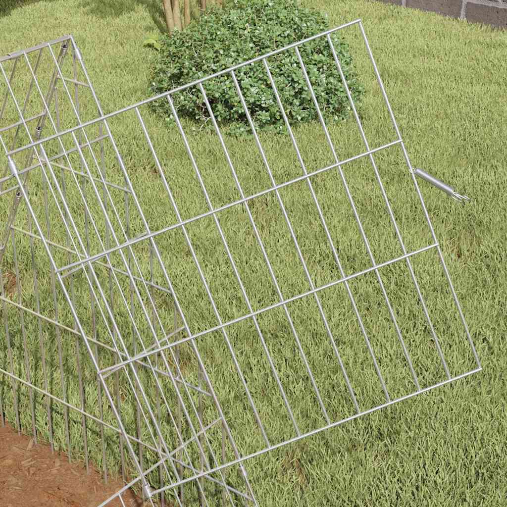 Gabbia per polli Argento 110 x 55 x 55 cm Acciaio zincato
