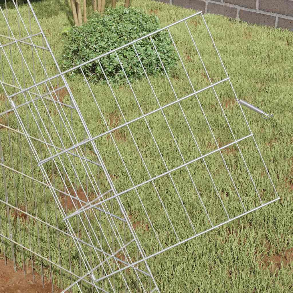 Gabbia per polli Argento 110 x 100 x 85 cm Acciaio zincato