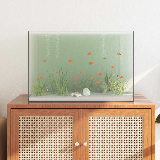 Acquario con archiviazione Trasparente 60 x 35 x 40 cm Vetro