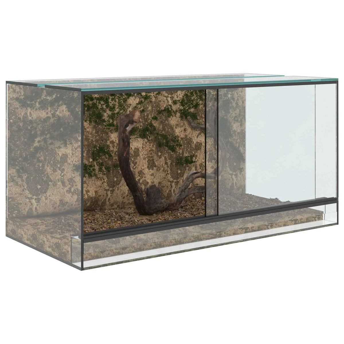 Terrario 80 x 40 x 40 cm in OSB con vetro temperato