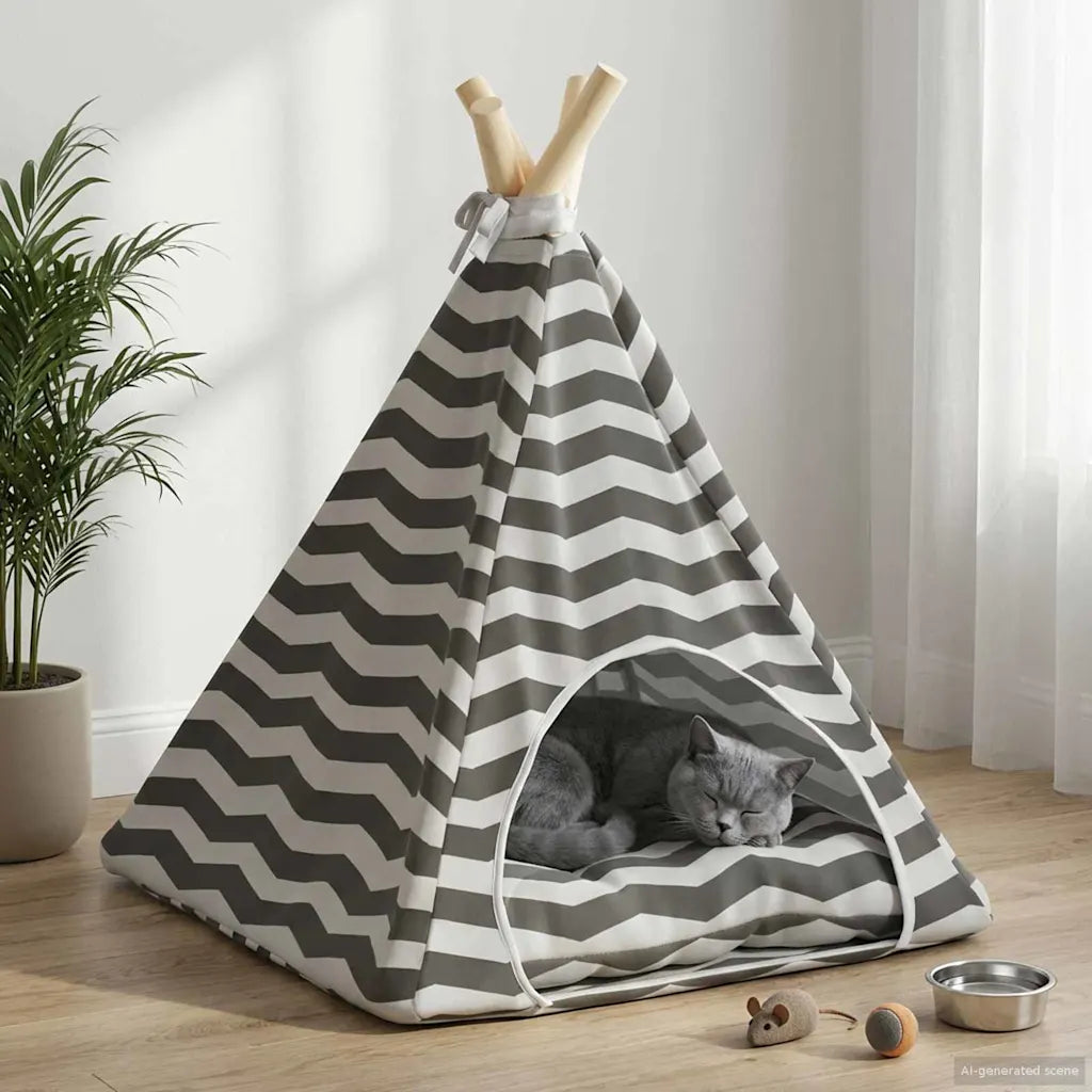 Tenda per animali con cuscino 40 x 40 x 50 cm
