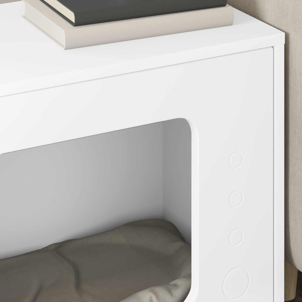 Casa per Gatti Bianco 51 x 30 x 42,5 cm Legno ingegnerizzato