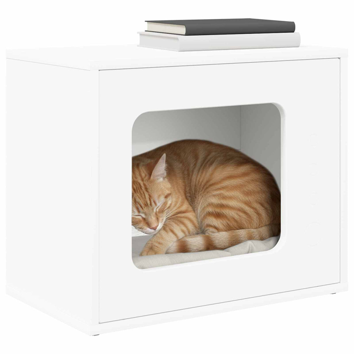 Casa per Gatti Bianco 51 x 30 x 42,5 cm Legno ingegnerizzato