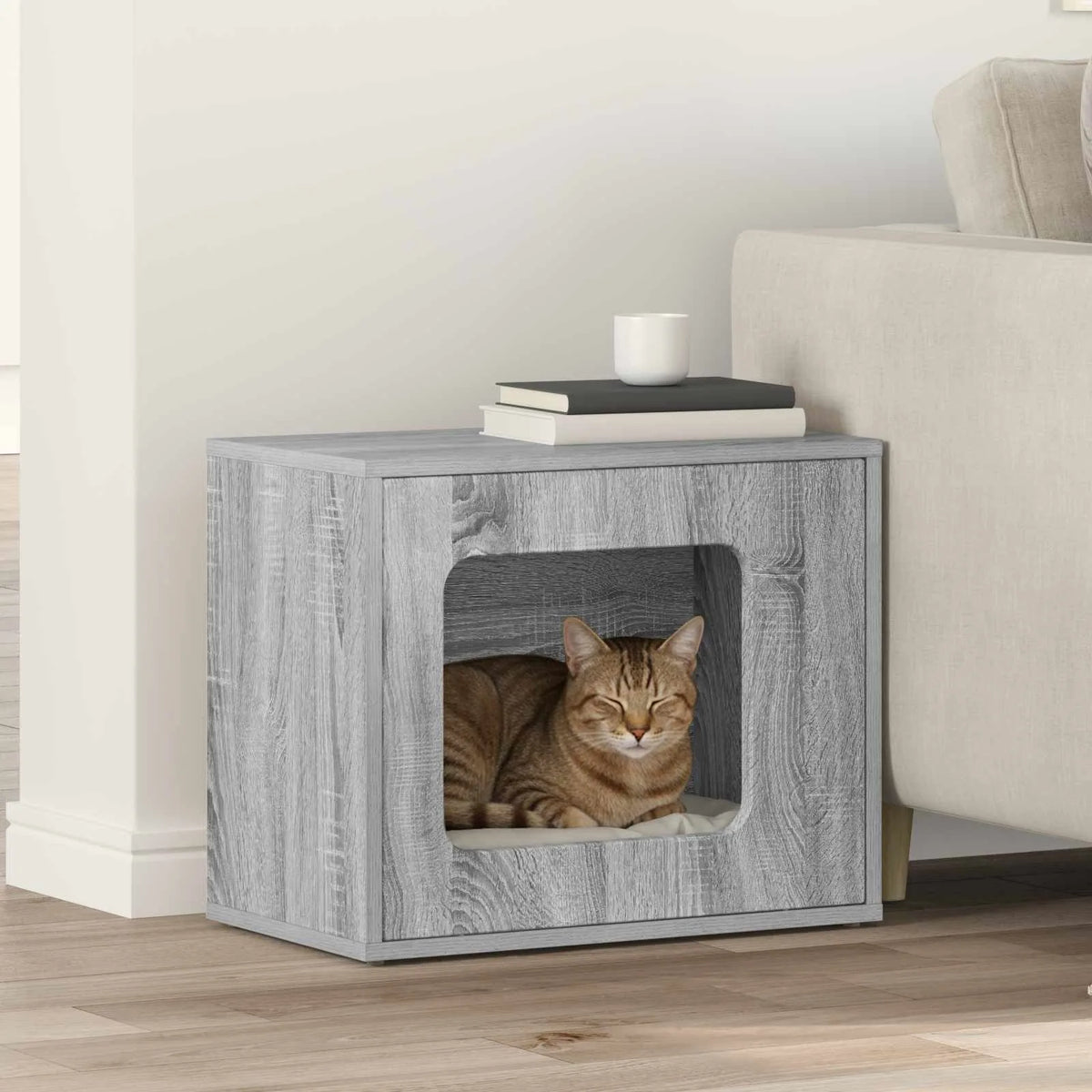 Casa per gatti 51 x 30 x 42,5 cm in legno ingegnerizzato