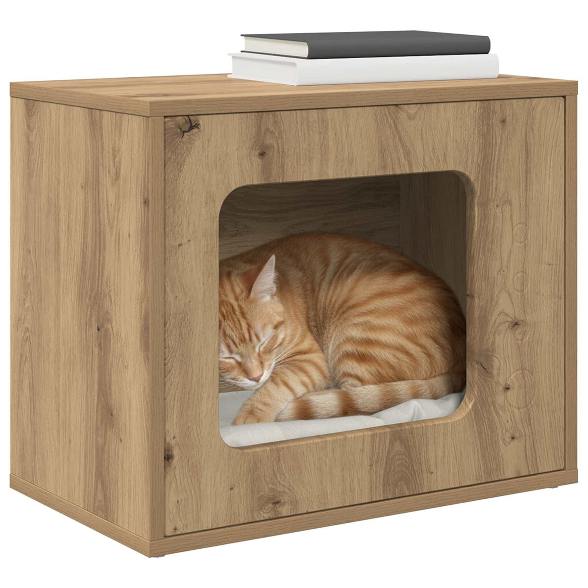 Casa per Gatti Rovere Artigianale 51 x 30 x 42,5 cm