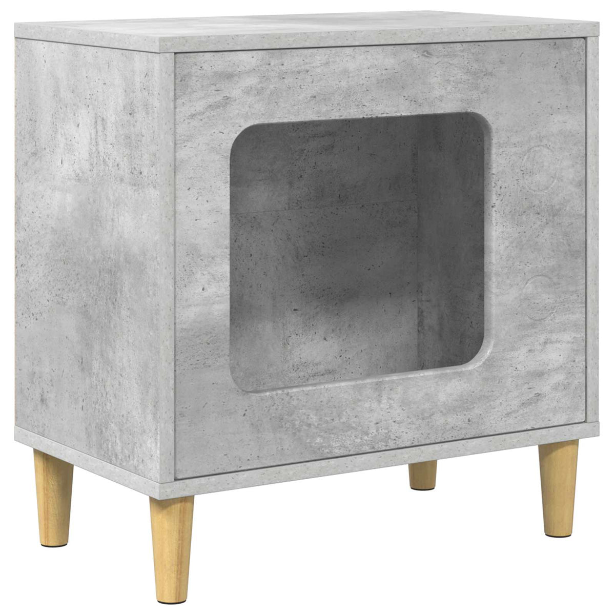 Casa per Gatti Grigio Cemento 51 x 30 x 52 cm