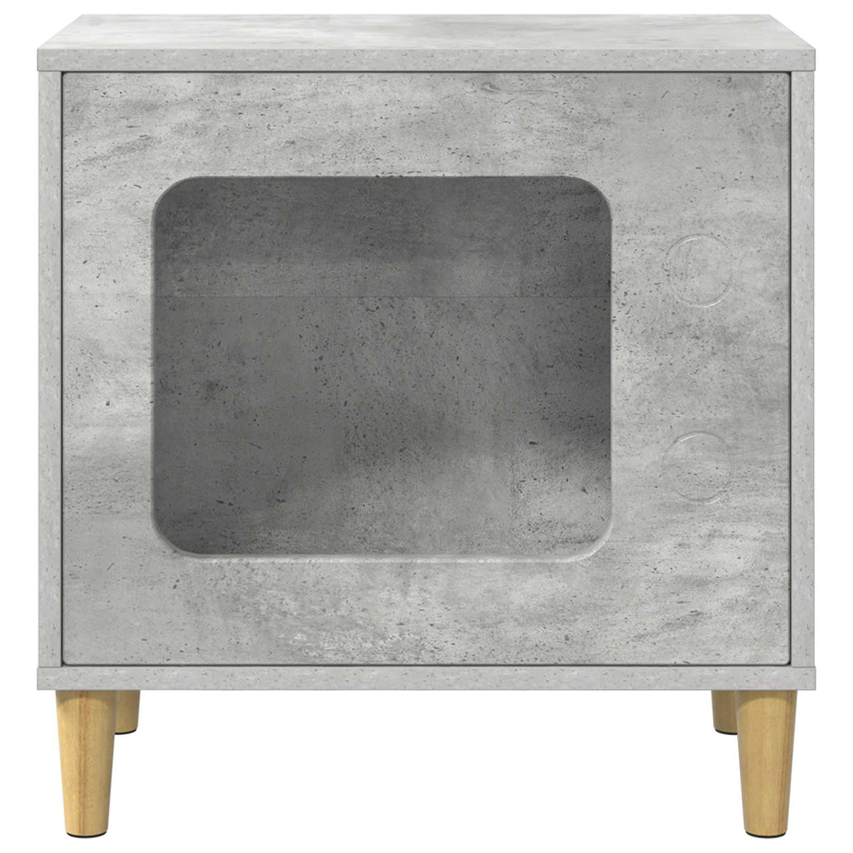 Casa per Gatti Grigio Cemento 51 x 30 x 52 cm