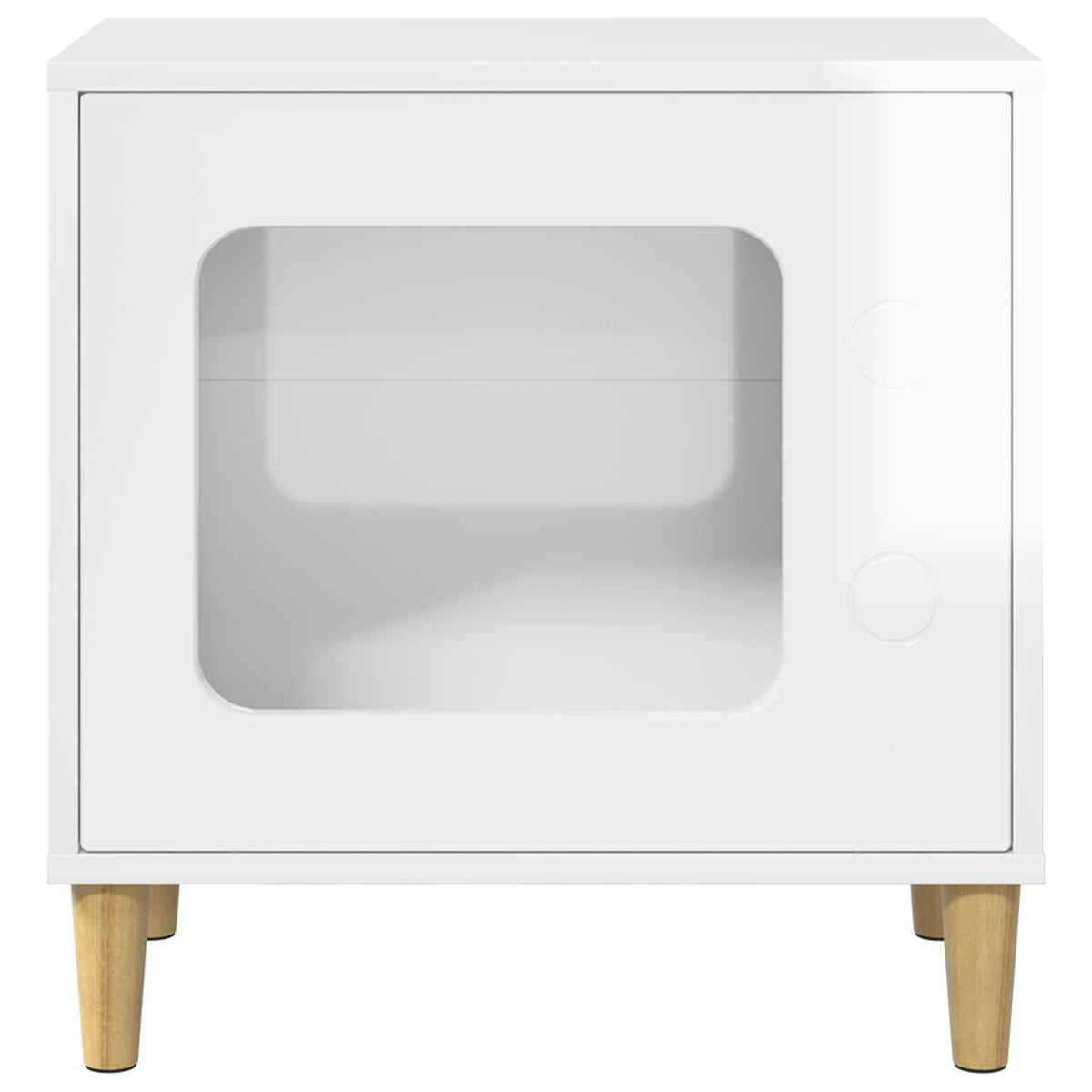 Casa per Gatti Bianco Lucido 51 x 30 x 52 cm