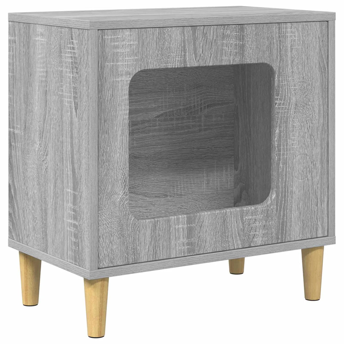 Casa per gatti 51x30x52 cm in legno ingegnerizzato