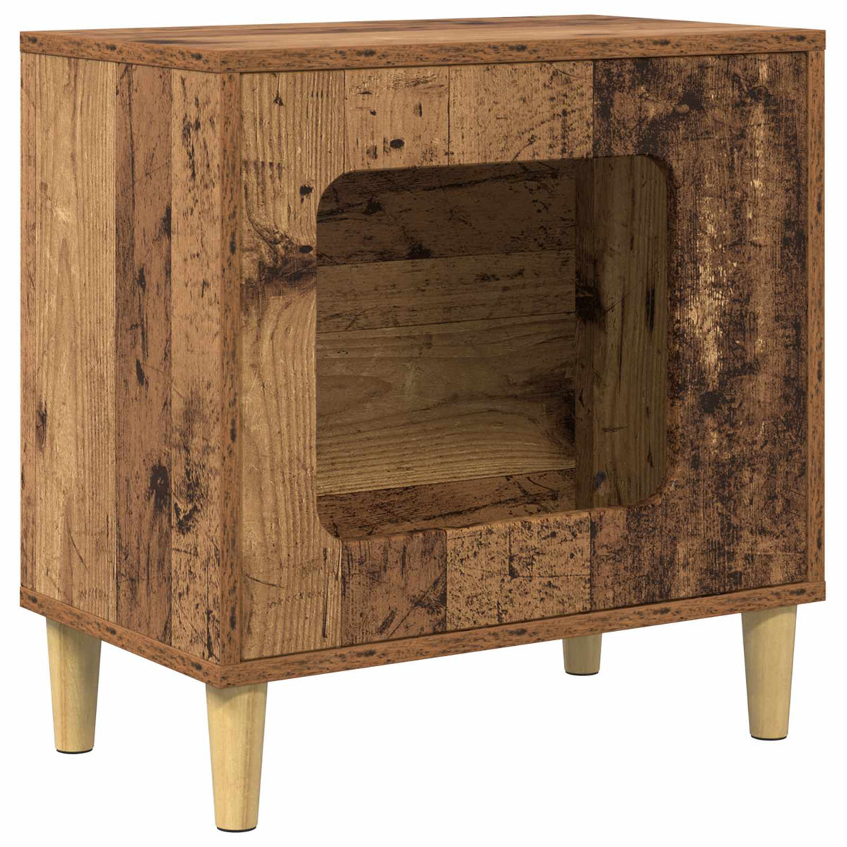 Casa per Gatti Legno antico 51 x 30 x 52 cm