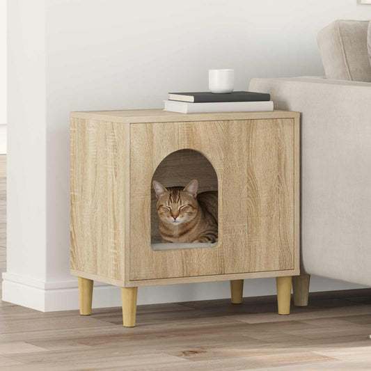 Casa per Gatti Rovere Sonoma 51 x 30 x 52 cm