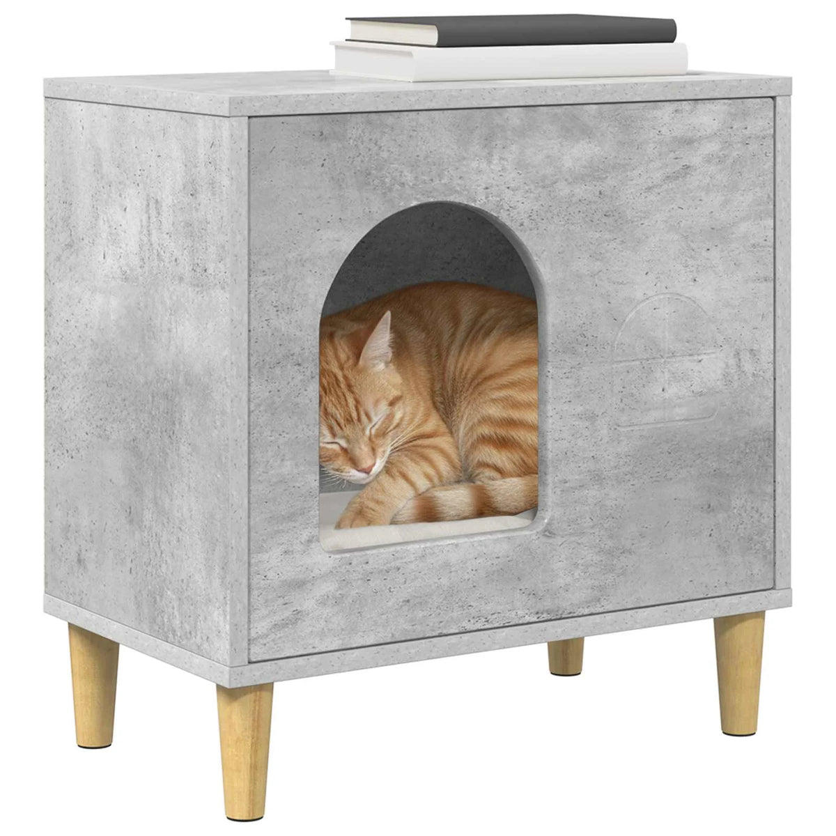 Casa per gatti 51 x 30 x 52 cm in legno ingegnerizzato