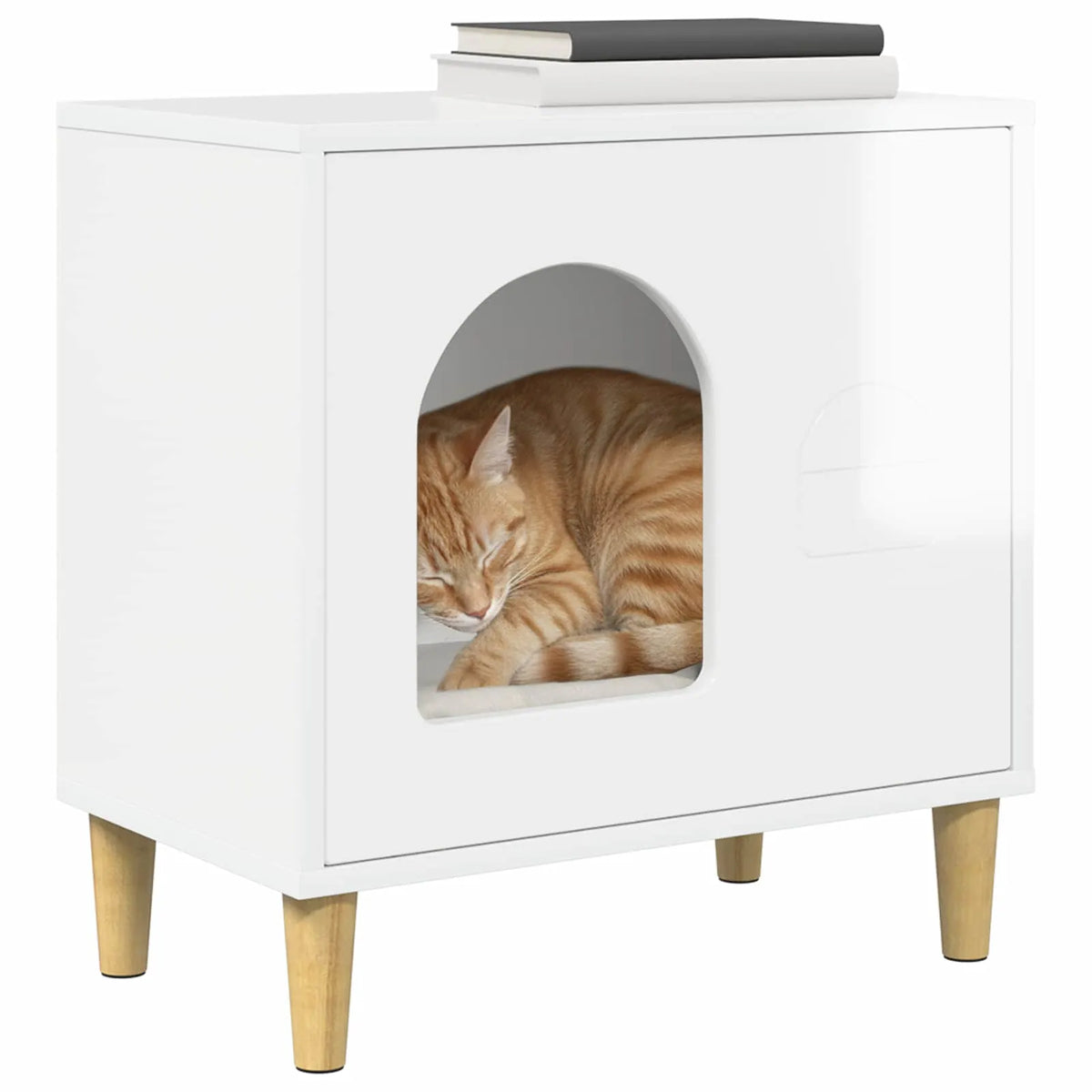 Casa per gatti 51 x 30 x 52 cm in legno ingegnerizzato