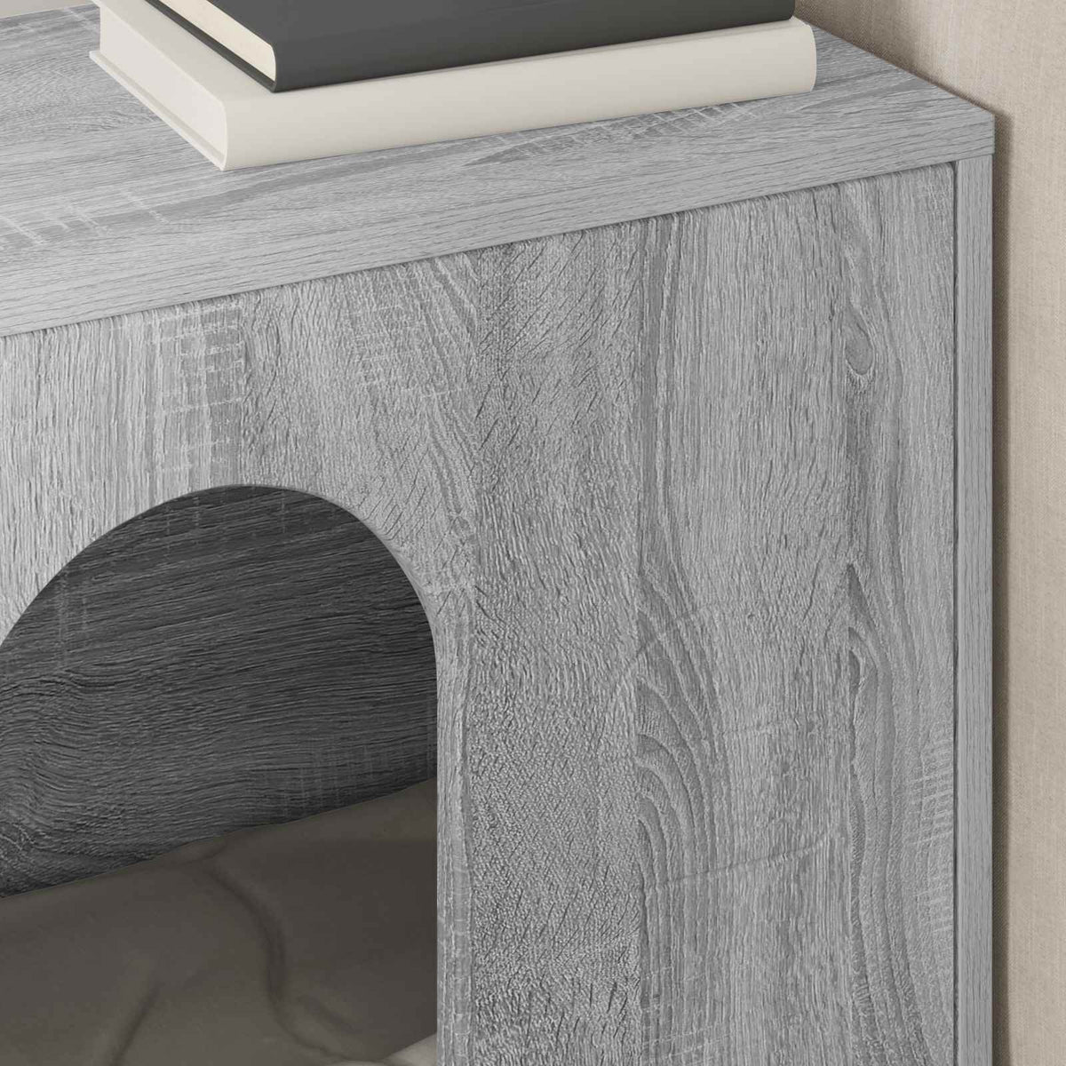 Casa per Gatti Sonoma grigio 51 x 30 x 52 cm