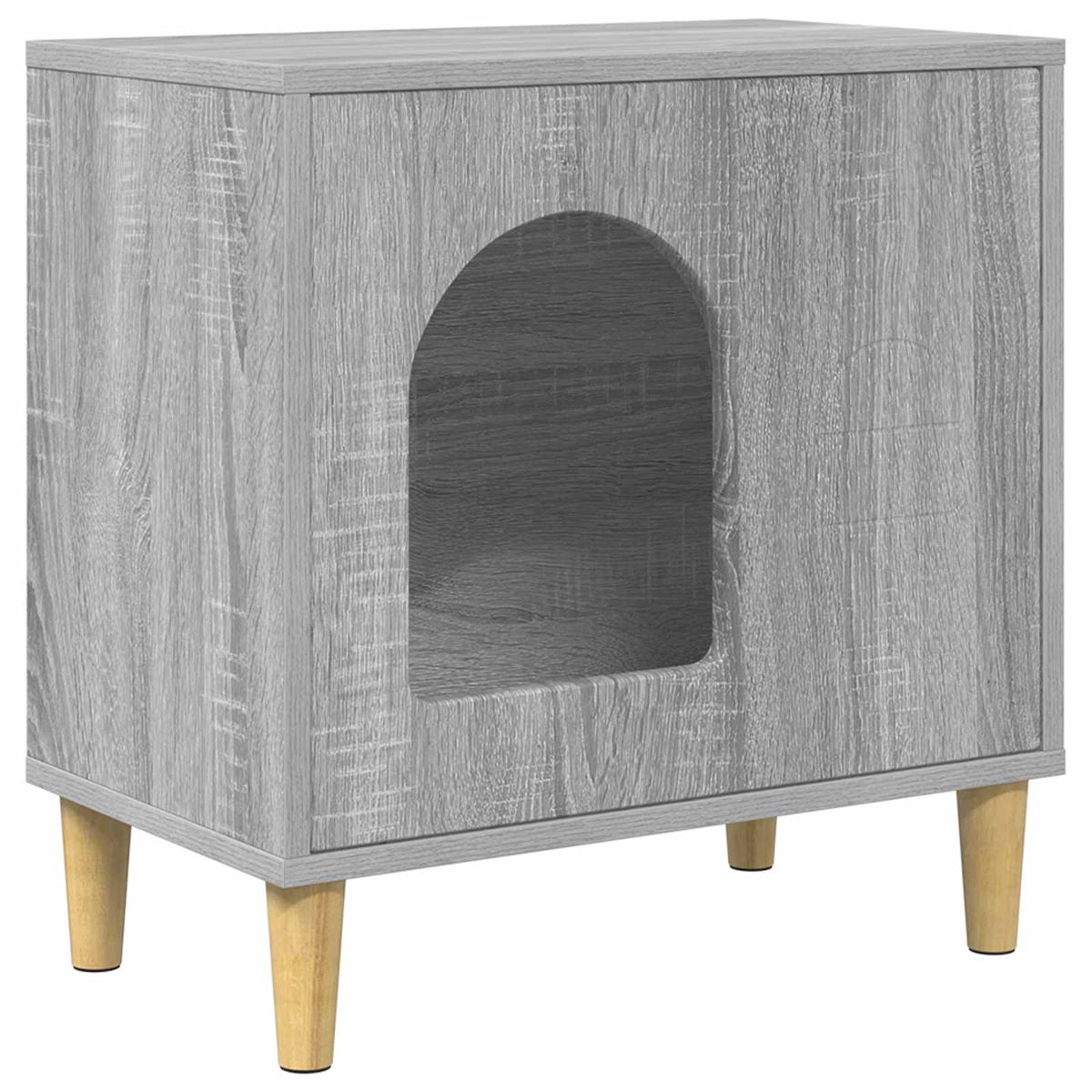 Casa per Gatti Sonoma grigio 51 x 30 x 52 cm