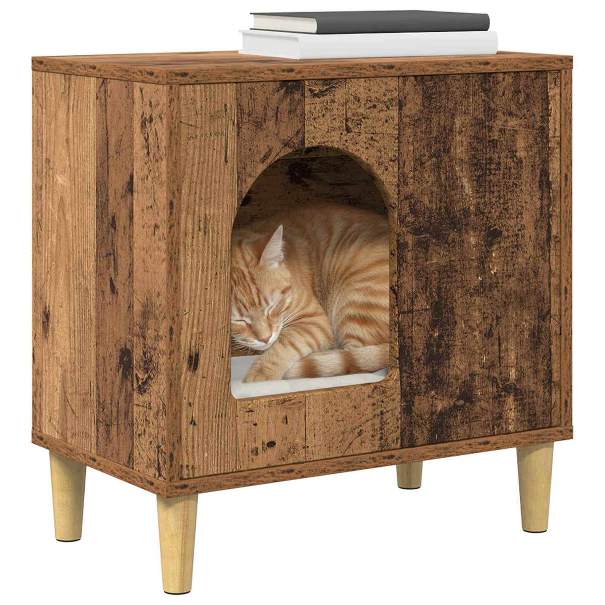 Casa per Gatti Legno vecchio 51 x 30 x 52 cm