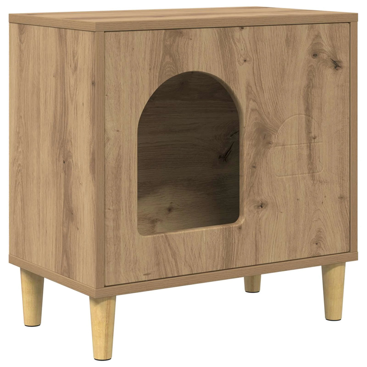 Casa per gatti 51 x 30 x 52 cm in legno ingegnerizzato