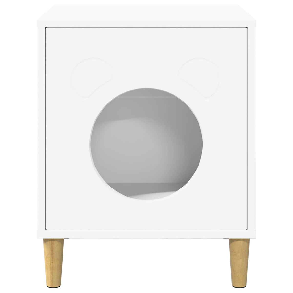 Casa per Gatti Bianco 42,5 x 40 x 53 cm Legno ingegnerizzato