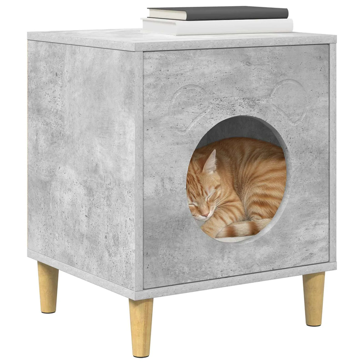 Casa per gatti 42,5 x 40 x 53 cm in legno ingegnerizzato
