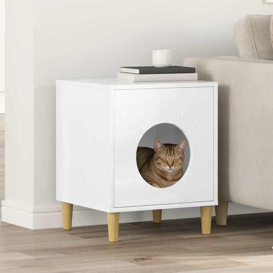 Casa per gatti 42,5 x 40 x 53 cm in legno ingegnerizzato