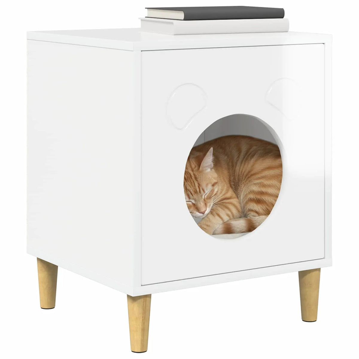 Casa per gatti 42,5 x 40 x 53 cm in legno ingegnerizzato