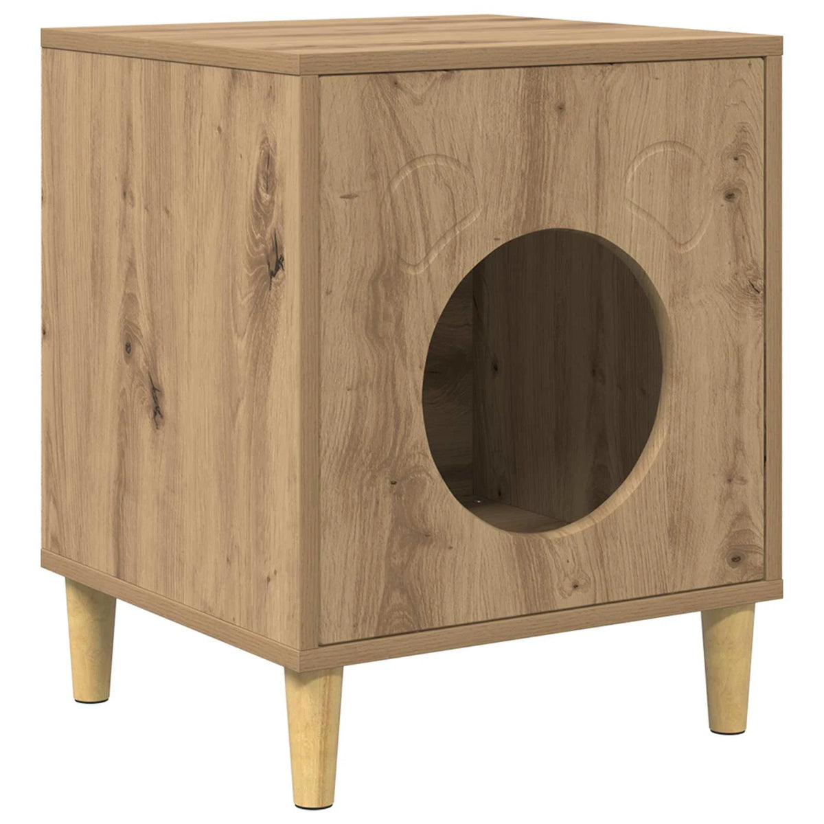 Casa per gatti 42,5 x 40 x 53 cm in legno ingegnerizzato