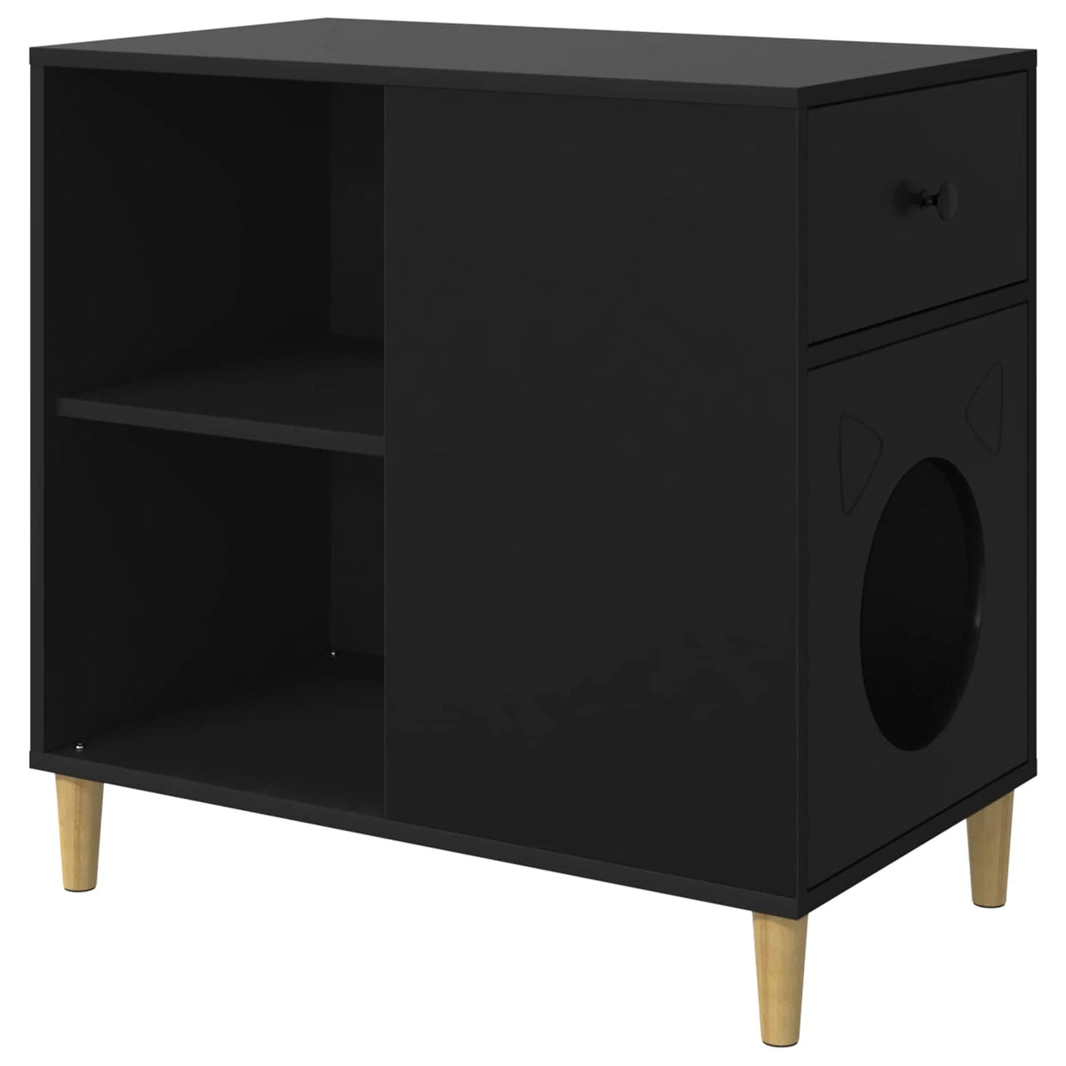 Casa per gatti 72 x 42,5 x 70 cm in legno ingegnerizzato