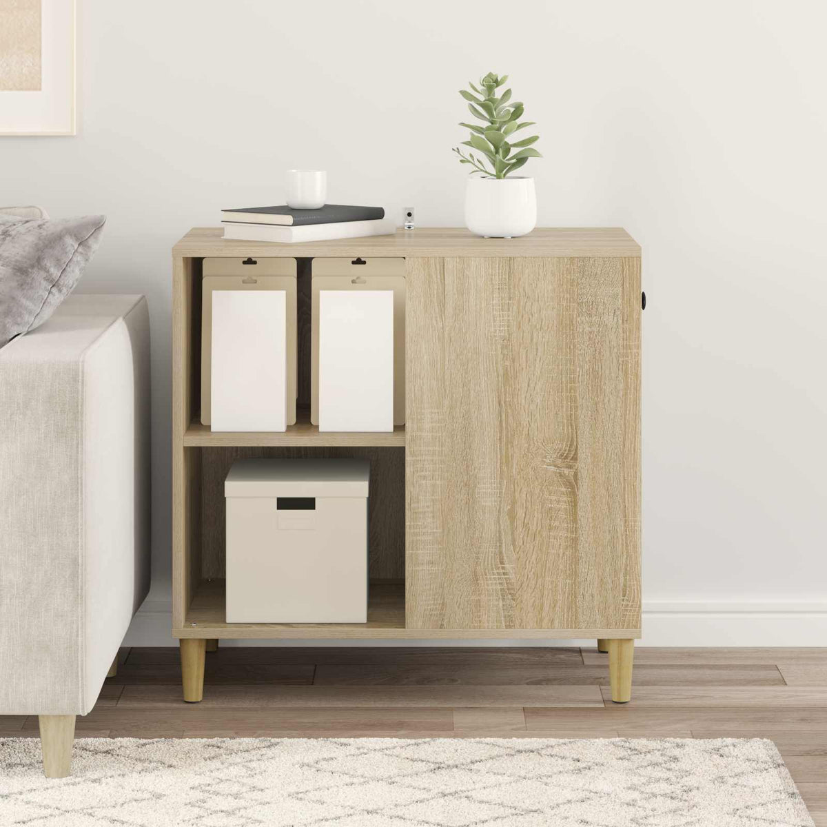 Casa per Gatti Rovere Sonoma 72 x 42,5 x 70 cm