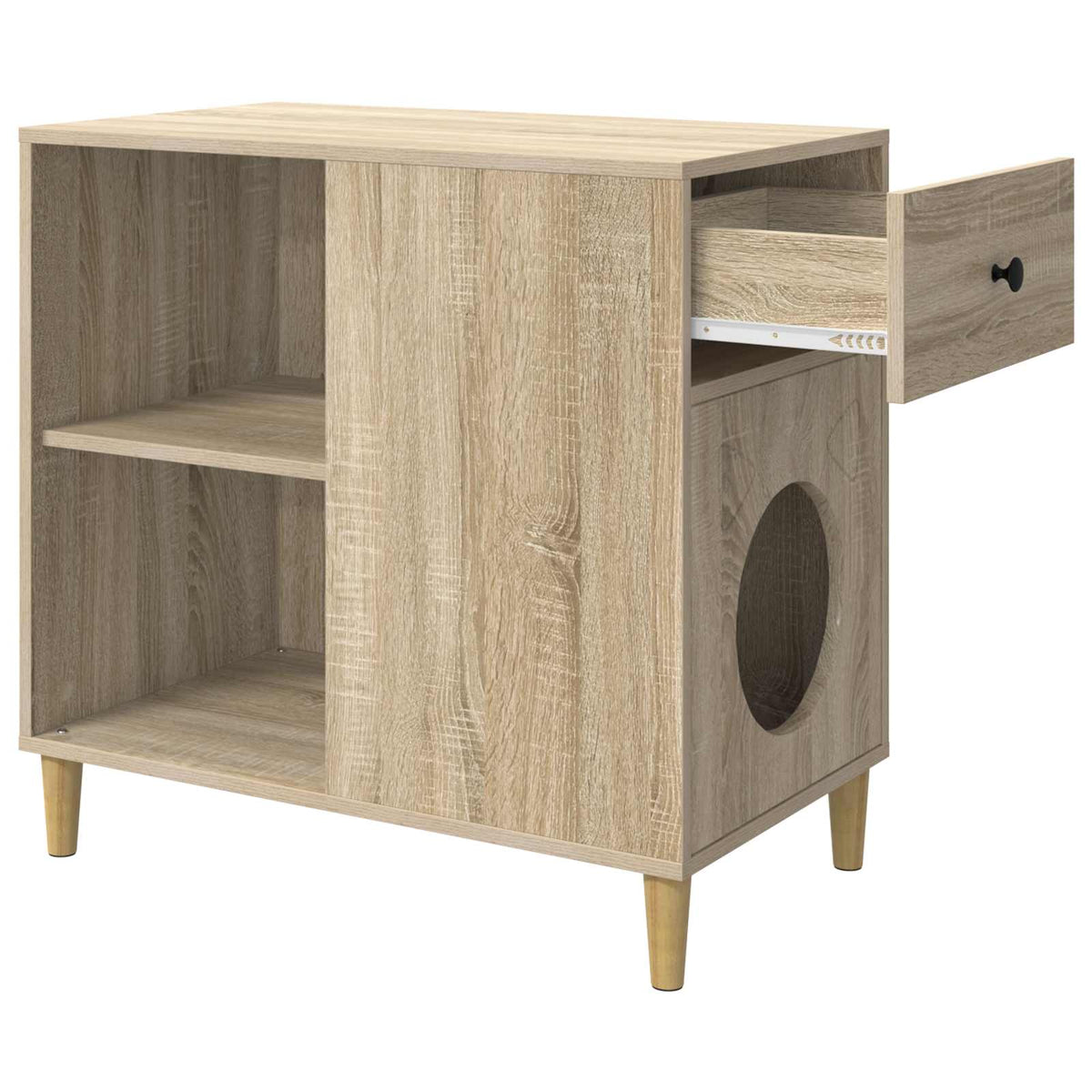 Casa per Gatti Rovere Sonoma 72 x 42,5 x 70 cm