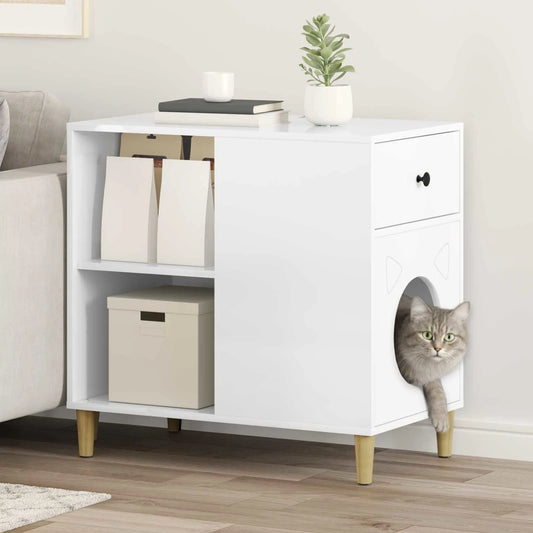 Casa per gatti 72 x 42,5 x 70 cm in legno ingegnerizzato