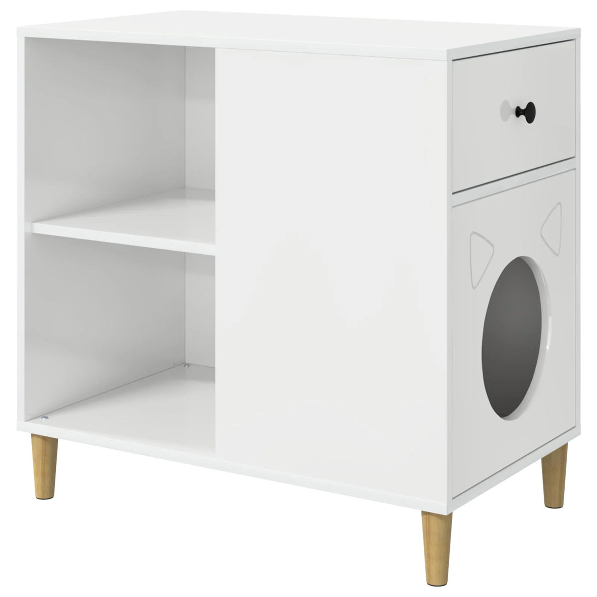 Casa per gatti 72 x 42,5 x 70 cm in legno ingegnerizzato