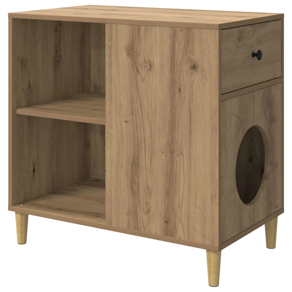 Casa per gatti 72 x 42,5 x 70 cm in legno ingegnerizzato