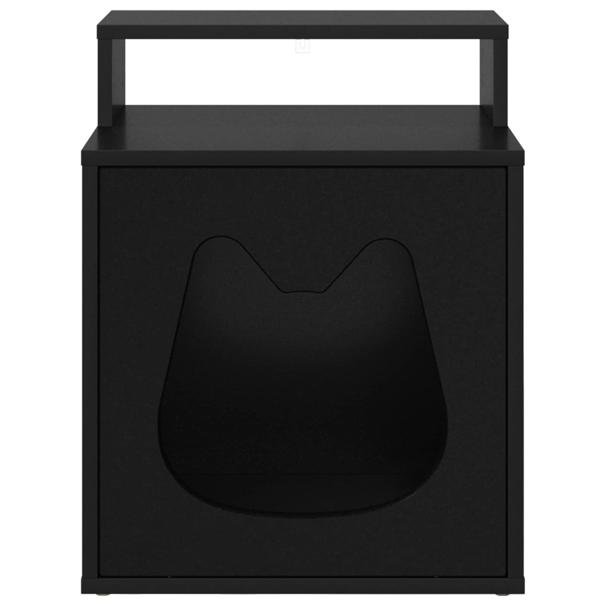 Casa per Gatti Nero 42,5 x 40 x 53,5 cm Legno ingegnerizzato
