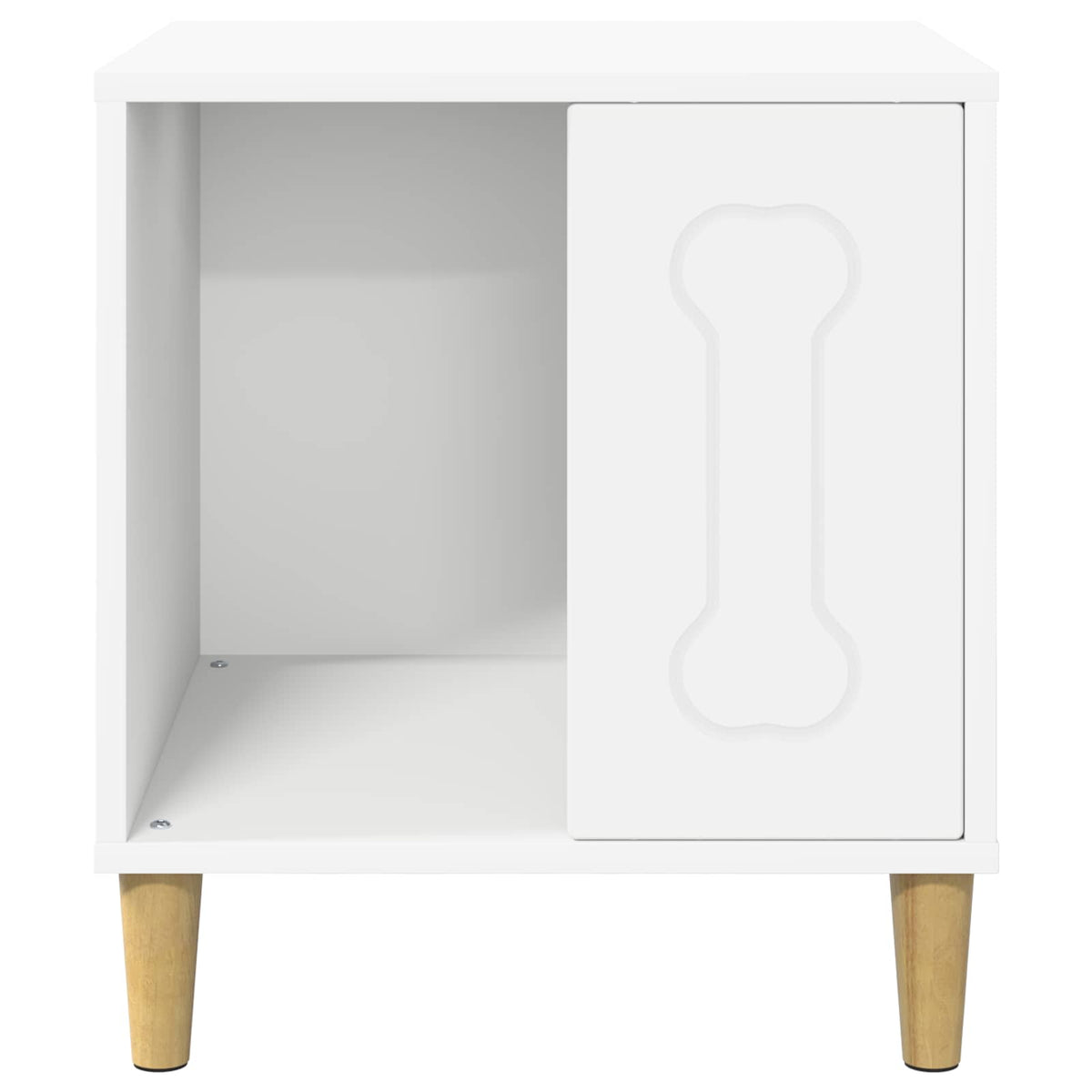 Cuccia per cani Bianco 44 x 42 x 49 cm Legno ingegnerizzato
